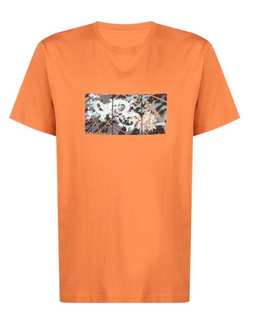 Maharishi graphic-print organic cotton T-shirt