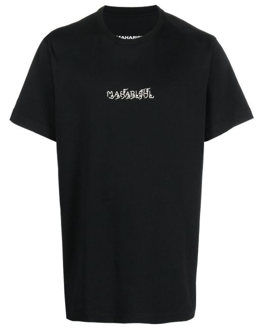 Maharishi logo-print organic cotton T-shirt
