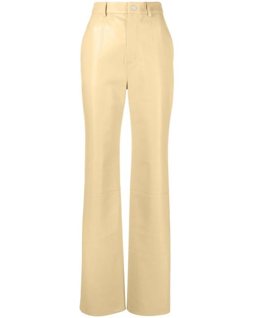 Nanushka high-waist straight trousers