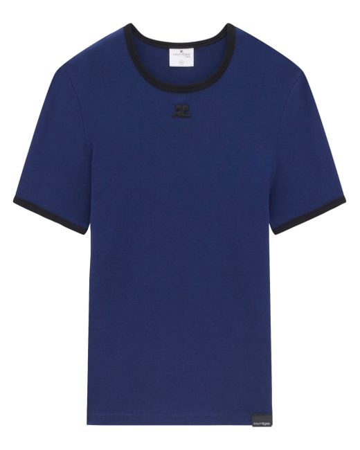 Courrèges short-sleeve cotton T-shirt