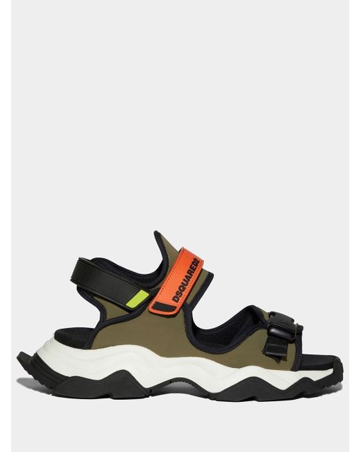 Dsquared2 touch-strap sandals