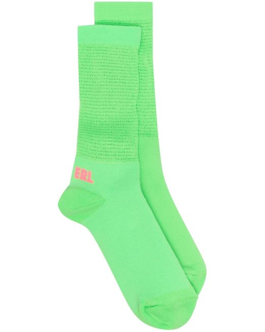 Erl logo-print socks