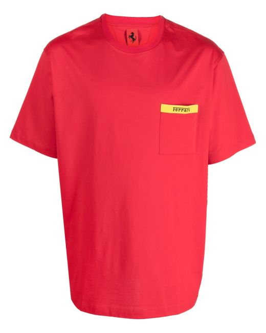 Ferrari logo-print crew-neck T-shirt