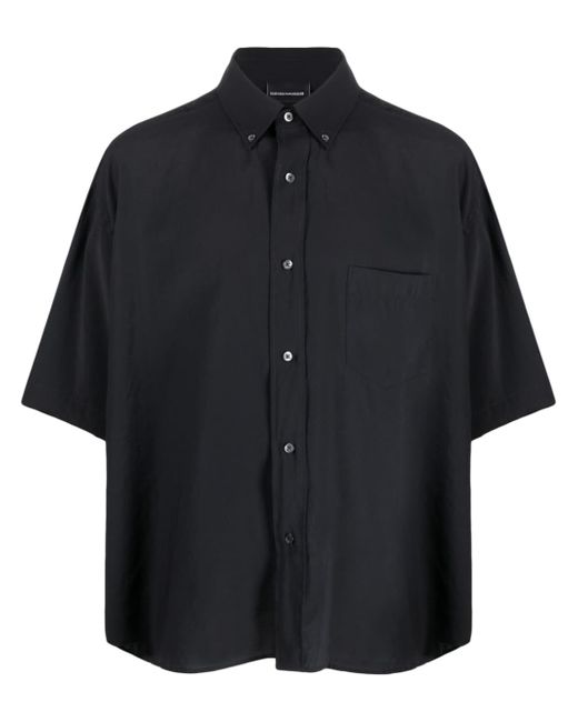Emporio Armani patch-pocket short-sleeve shirt