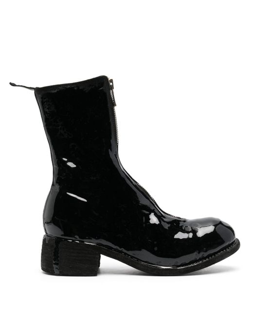 Guidi laminated leather boots