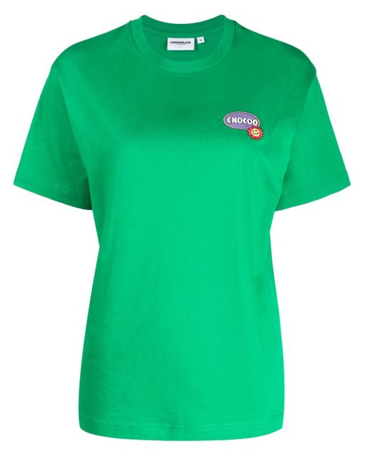 Chocoolate slogan-print short-sleeve T-shirt