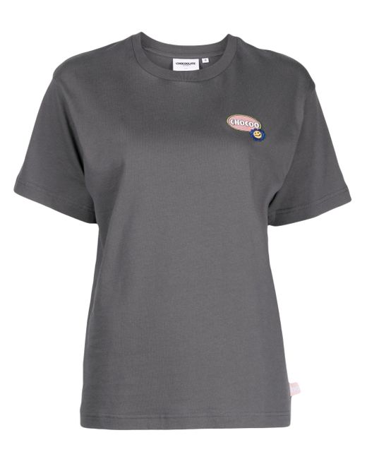 Chocoolate slogan-print short-sleeve T-shirt
