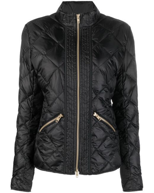 Fay diamond-quilt zip-fastening jacket