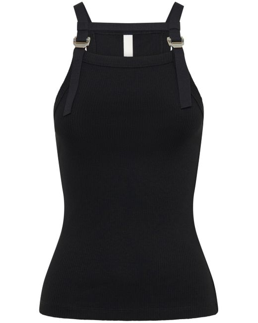 Dion Lee safety-harness ribbed tank top