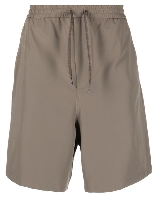 Emporio Armani drawstring-fastening track shorts