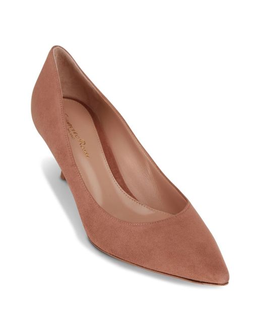 Gianvito Rossi pointed-toe suede pumps