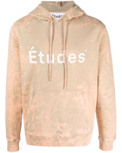 Etudes logo-print organic cotton hoodie