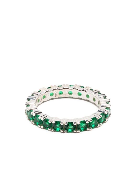 Hatton Labs Eternity crystal-embellished ring