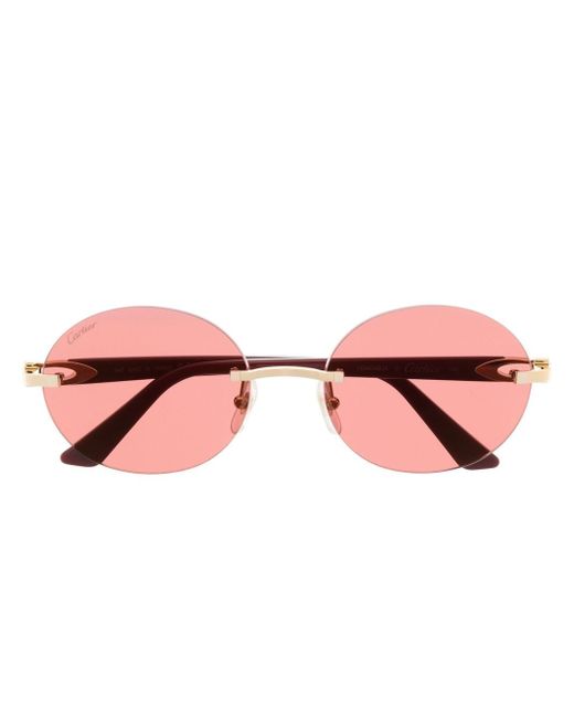 Cartier tinted round-frame sunglasses