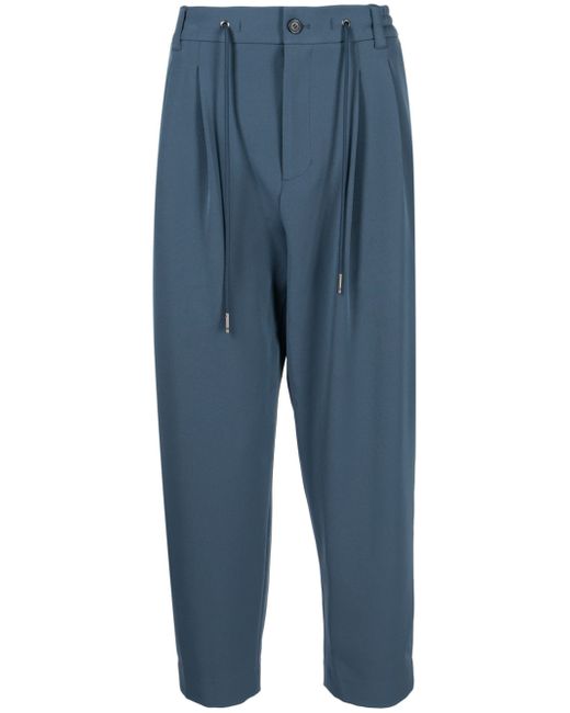 Songzio pleat-detail drawstring tapered trousers
