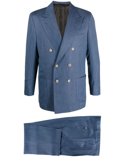 Kiton double-breasted suit