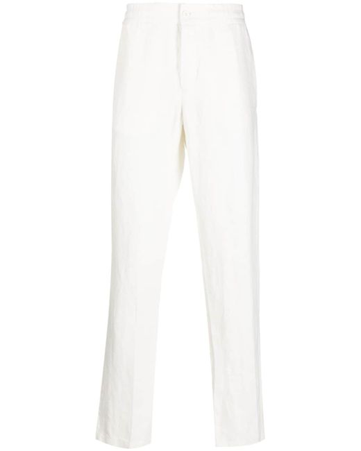 Orlebar Brown straight-leg cotton-linen trousers