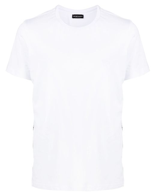 Emporio Armani logo-tape detail T-shirt
