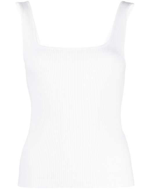 Vince square-neck ribbed tank top