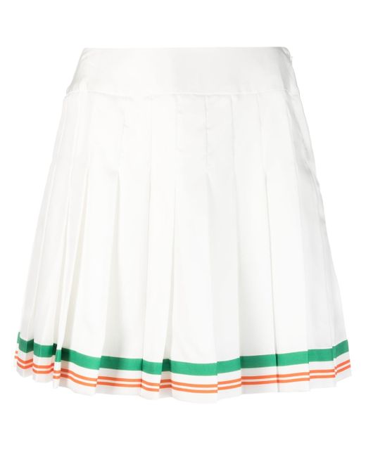 Casablanca high-waisted A-line skirt