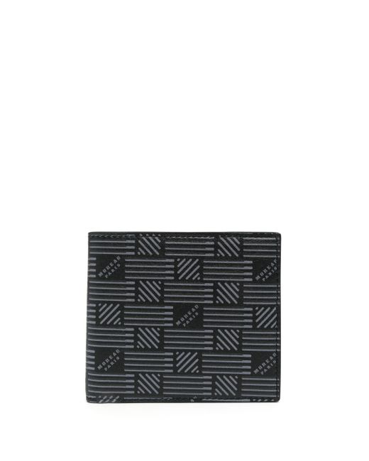 Moreau logo-print bi-fold leather wallet