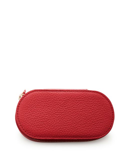 Monica Vinader oval leather jewellery case
