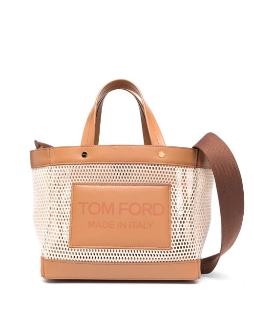 Tom Ford mesh-panelled shopping bag