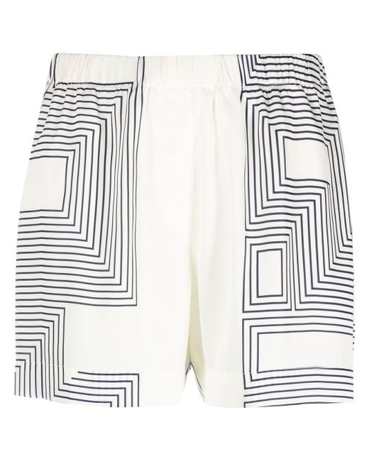Low Classic geometric-print shorts