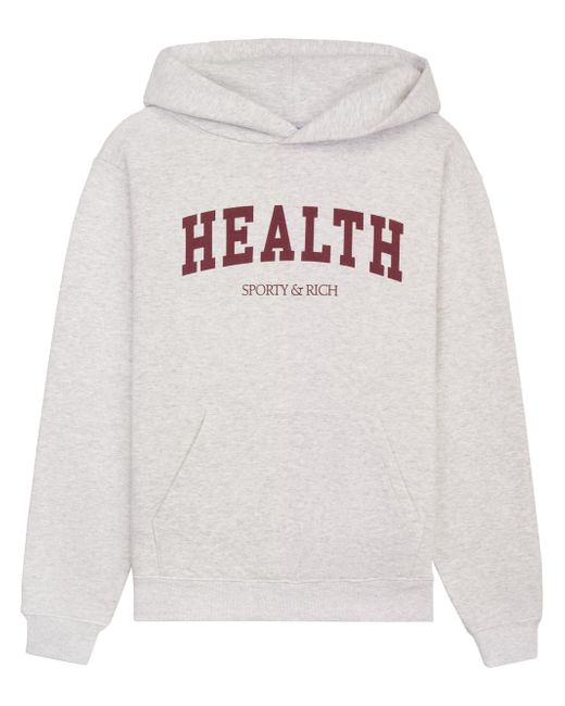 Sporty & Rich slogan-print hoodie