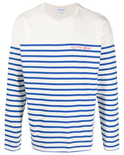 Maison Labiche striped long-sleeve T-shirt