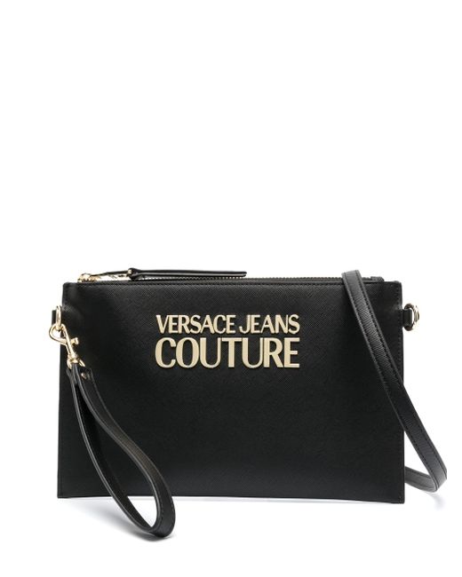 Versace Jeans Couture logo-plaque detail clutch bag
