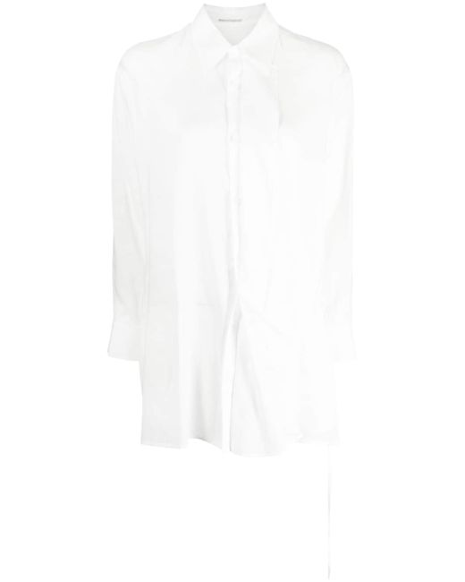 Yohji Yamamoto long-sleeve flared shirt