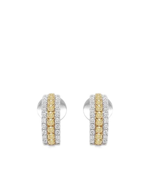 HYT Jewelry 18kt white gold hoop earrings