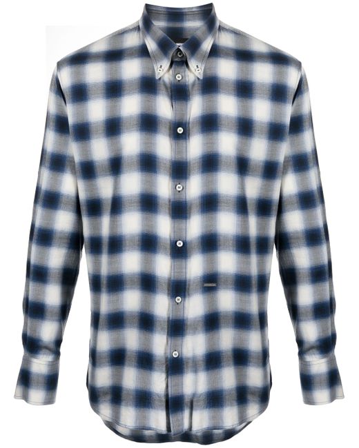 Dsquared2 checked long-sleeve shirt
