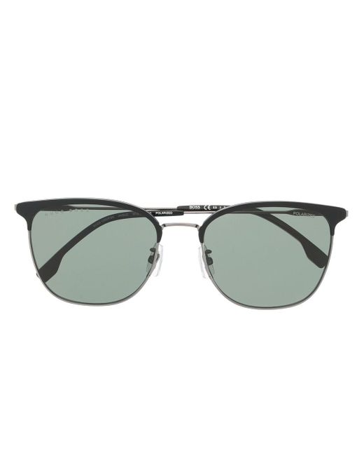 Boss polarised square-frame sunglasses