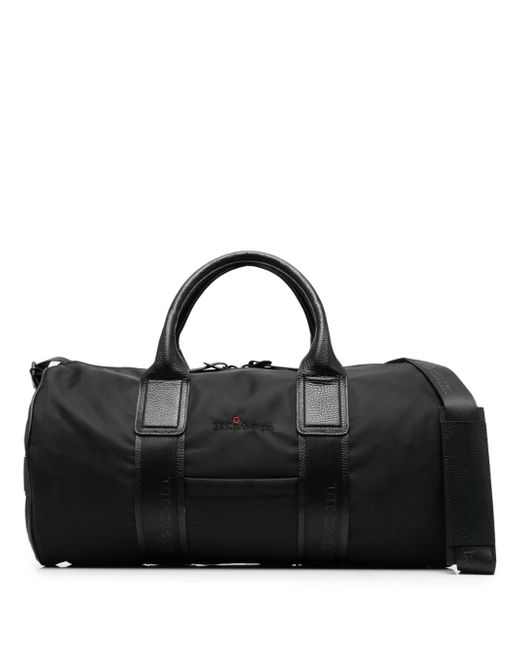 Kiton logo-strap travel bag