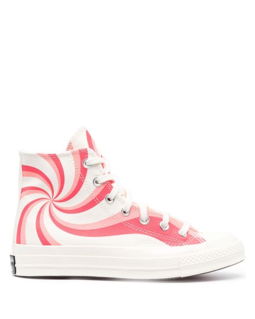 Converse graphic-print high-top sneakers