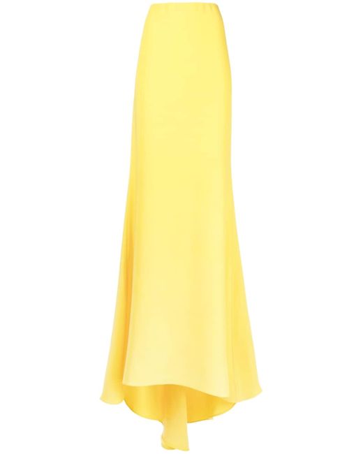 Valentino floor-length silk skirt