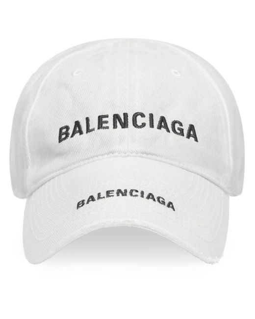 Balenciaga double-logo baseball cap