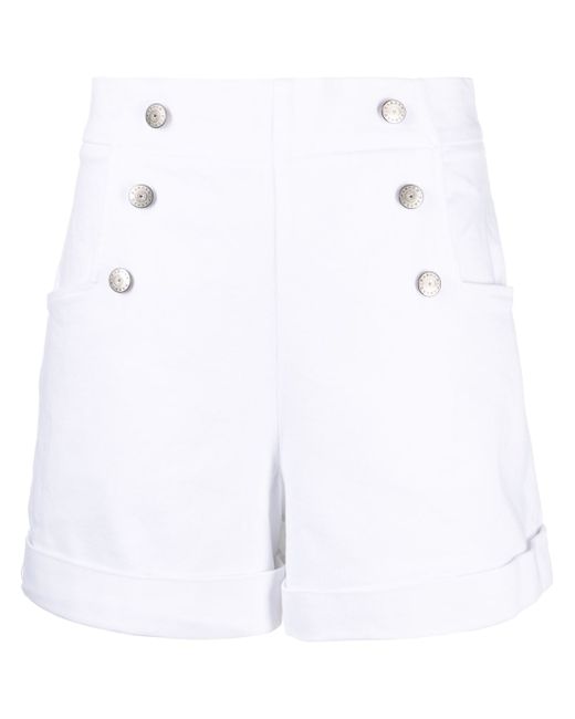 P.A.R.O.S.H. high-rise side-button shorts