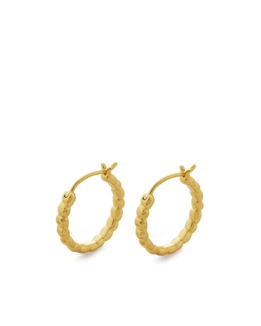 Monica Vinader small Nura hoop earrings