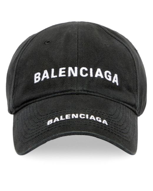 Balenciaga double-logo baseball cap