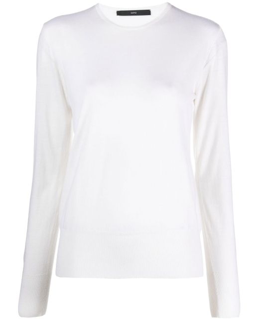 Sapio long-sleeved knitted top