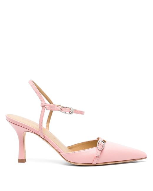 Aeyde pointed-toe buckle-detail pumps