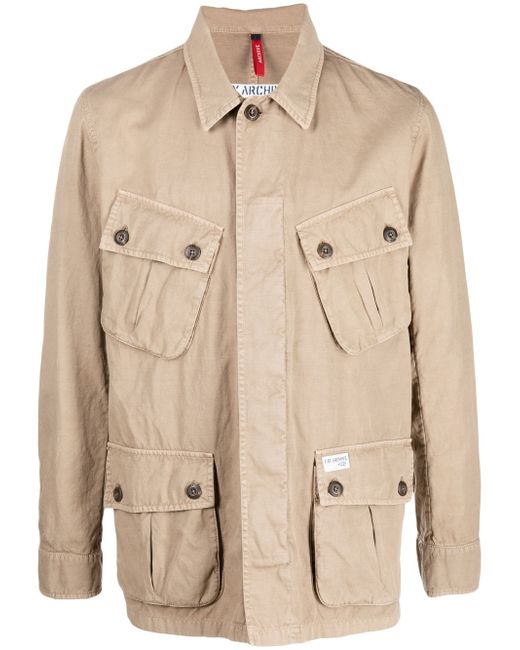 Fay safari-style cotton-blend jacket