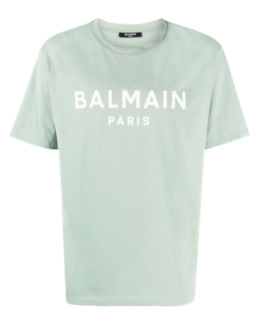 Balmain logo-print cotton T-shirt