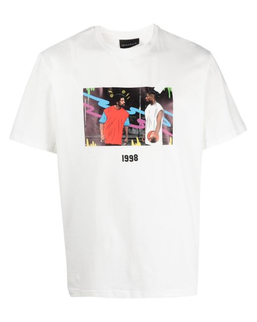 Throwback. graphic-print cotton T-shirt