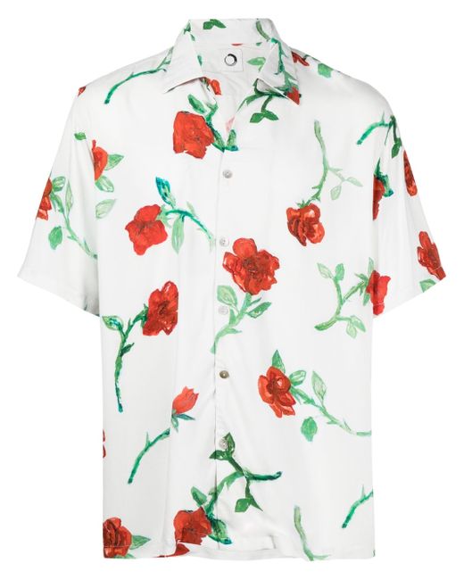 Endless Joy rose-print short-sleeve shirt