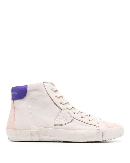 Philippe Model PRSX leather high-top sneakers