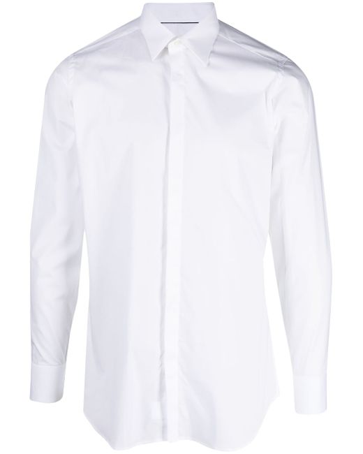 Tintoria Mattei long-sleeve street-cotton shirt